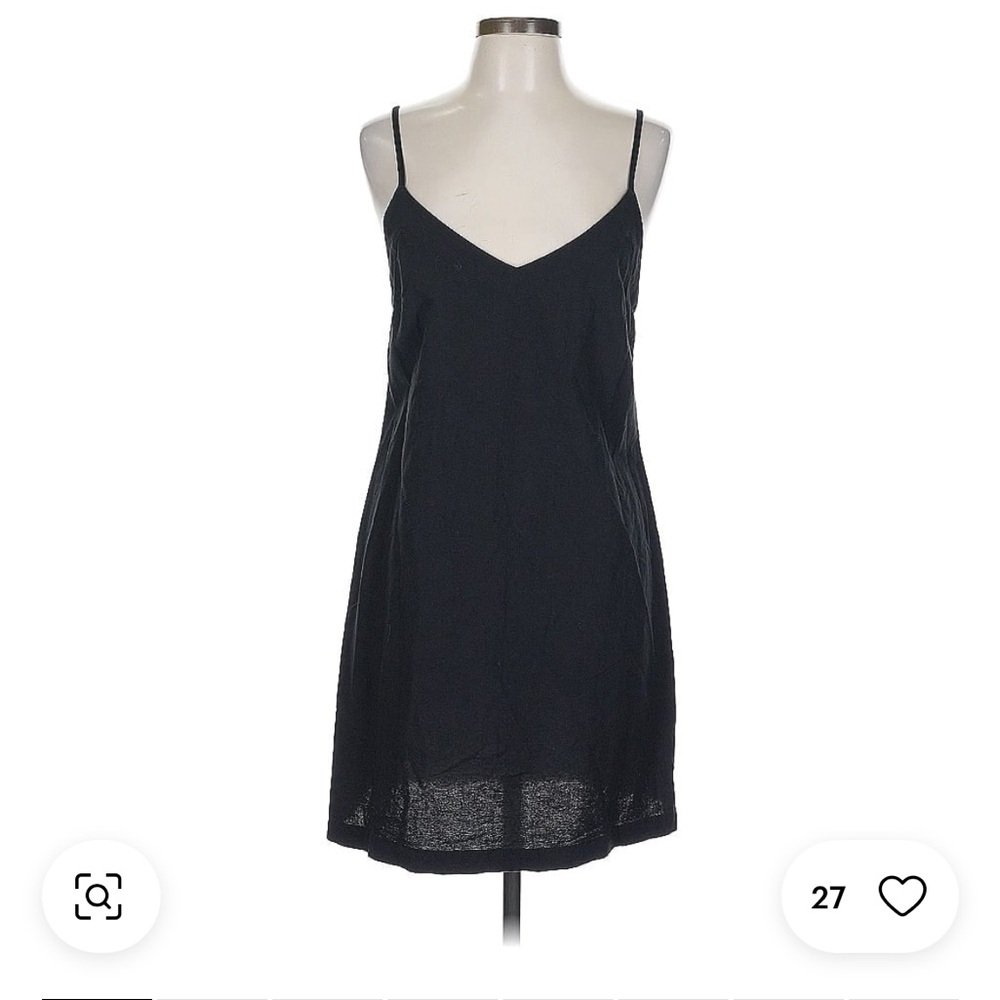 Rhythm Linen Black Dress